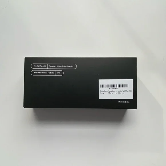 Rolling Bunny Pilates Socks, Barre Yoga Socks 3 Pairs Premium Cotton-Blend Socks - Picture 7 of 13